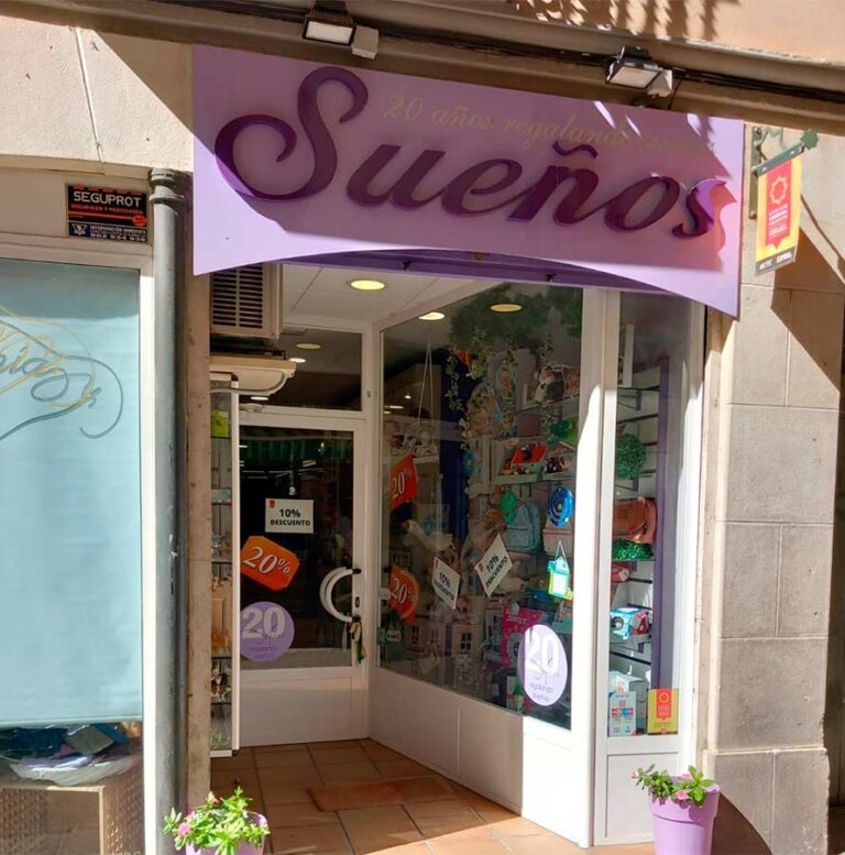 Tienda de regalos Sueños - fachada