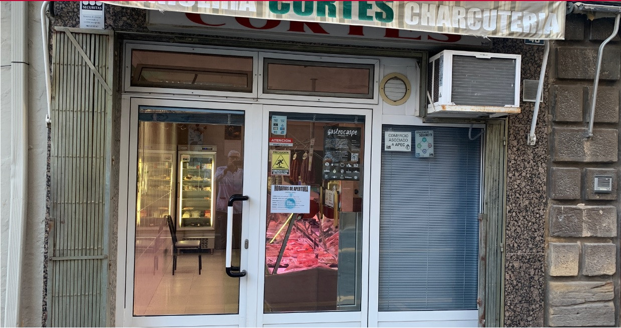 Carnicería Cortés vista exterior